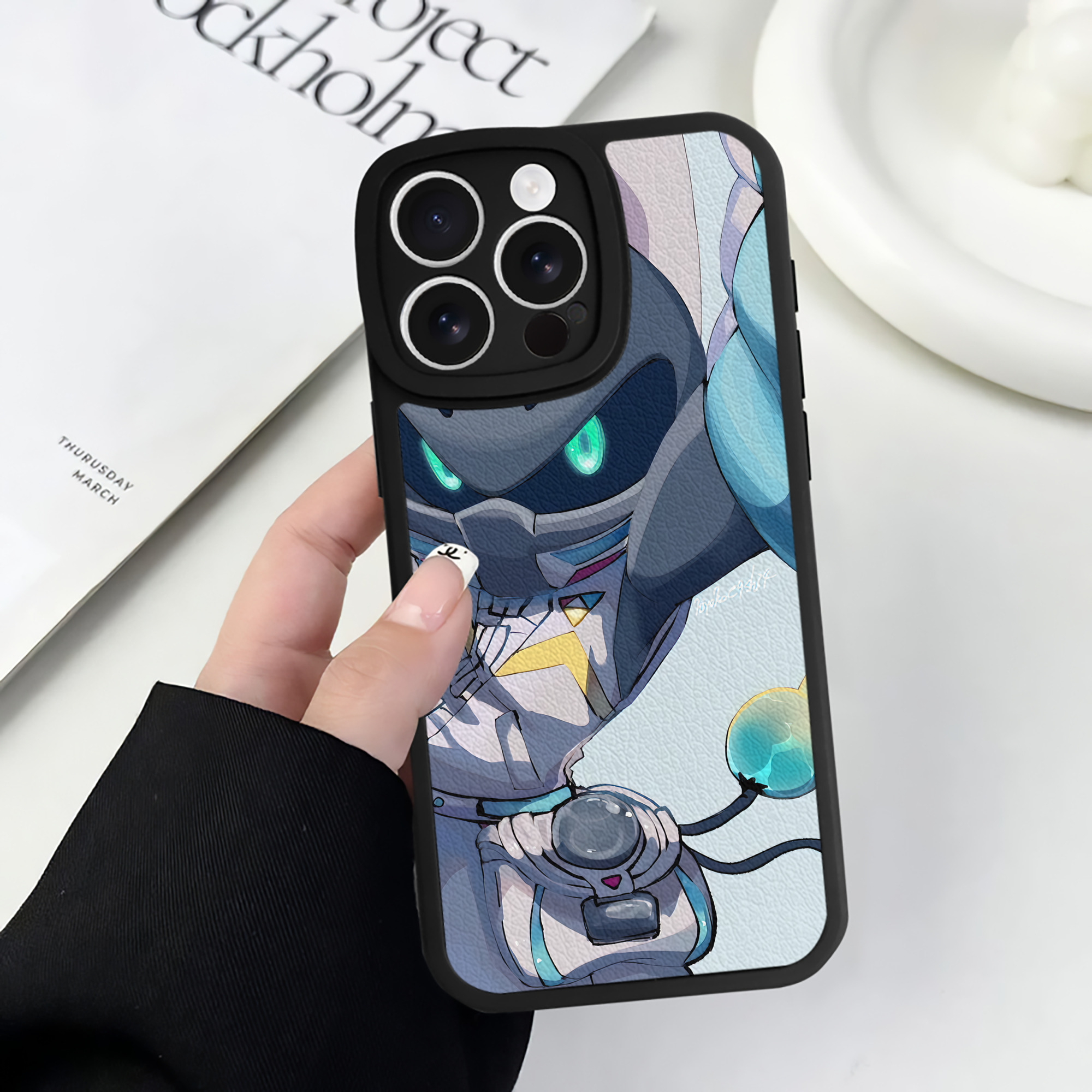 （画像用） 妖怪ウォッチ Yo-kai Watch 【iPhone 16シリーズ対応】シリコンスマホケース（レザー調） 材質：シリコン